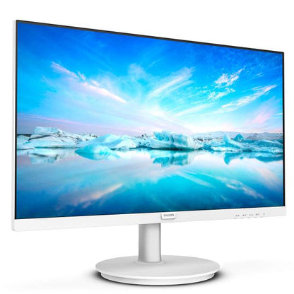 PHILIPS MONITOR 23,8 LED IPS 16:9 FHD 4MS 250 CDM, INCLINABILE, VGA/HDMI, MULTIMEDIALE, BIANCO [241V8AW]