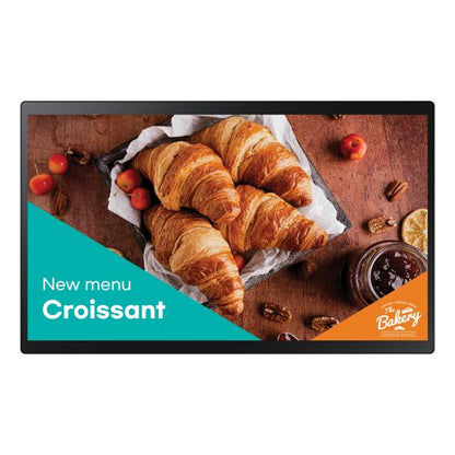 Samsung QB24C-T Pannello piatto per segnaletica digitale 61 cm (24") LED Wi-Fi 250 cd/m Full HD Nero Touch screen Processore integrato Tizen 7.0 16/7 [LH24QBCTBGCXEN]