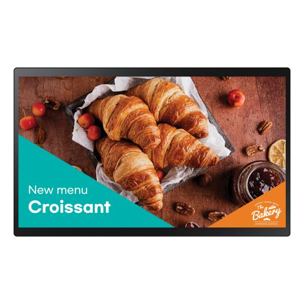 Samsung LH24QBCTBGCXEN Message Viewer Digital Signage Flat Panel 60.5 cm (23.8") LED Wi-Fi 250 cd/m Full HD Black Touch Screen Integrated Tizen 16/7 Processor [LH24QBCTBGCXEN] 