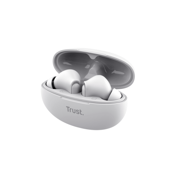 Trust Yavi True Wireless Stereo (TWS) In-ear Music and Calls USB type-C Bluetooth White [25172] 