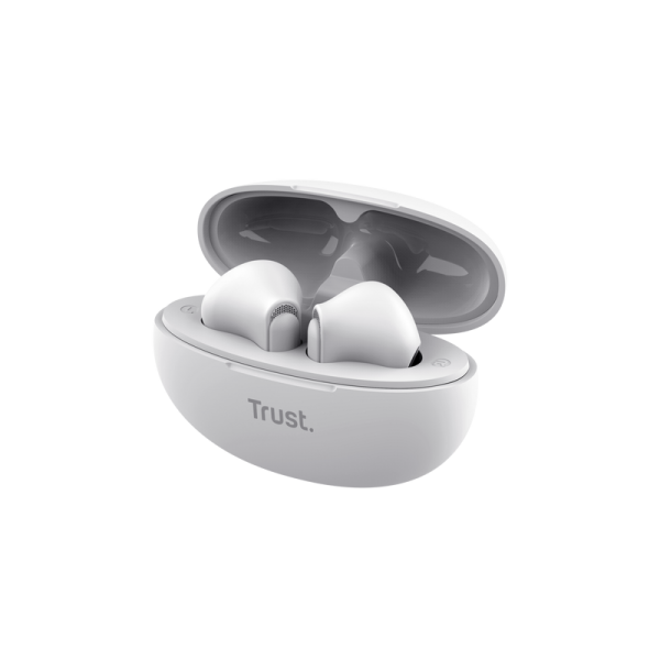 Trust Yavi True Wireless Stereo (TWS) In-ear Music and Calls USB type-C Bluetooth White [25173] 