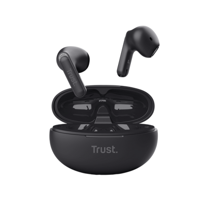 Trust Yavi True Wireless Stereo (TWS) In-ear Music and Calls USB type-C Bluetooth Black [25298] 