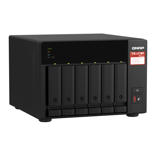 QNAP TS-673A NAS Tower Collegamento ethernet LAN Antracite V1500B [TS-673A-SW5T]