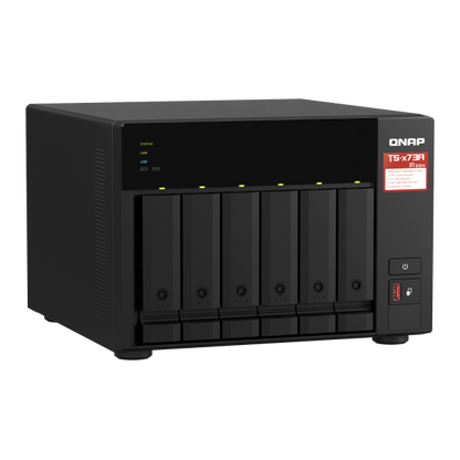 QNAP TS-673A NAS Tower Collegamento ethernet LAN Antracite V1500B [TS-673A-SW5T]