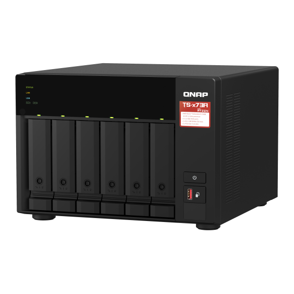 QNAP TS-673A NAS Tower Collegamento ethernet LAN Antracite V1500B [TS-673A-SW5T]