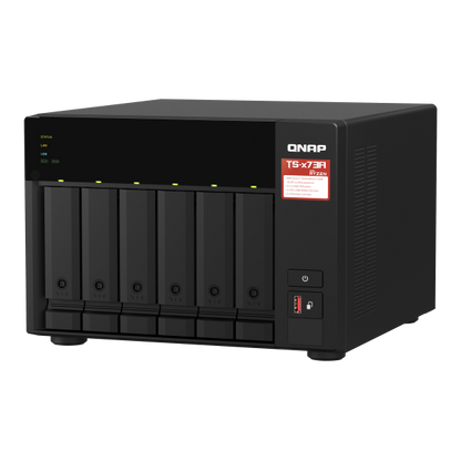 QNAP TS-673A NAS Tower Collegamento ethernet LAN Antracite V1500B [TS-673A-SW5T]