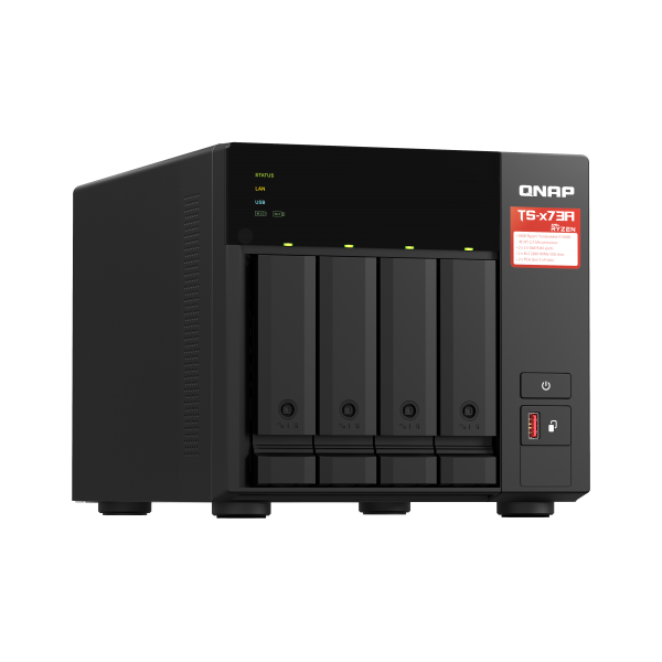 QNAP TS-473A + QSW-1105-5T Bundle Pack NAS Tower Collegamento ethernet LAN Nero V1500B [TS-473A-SW5T]