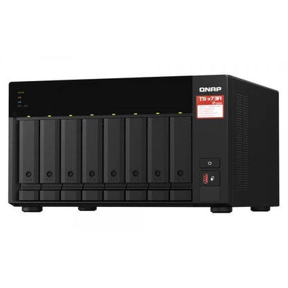 QNAP TS-873A NAS Tower Collegamento ethernet LAN Nero V1500B [TS-873A-SW5T]