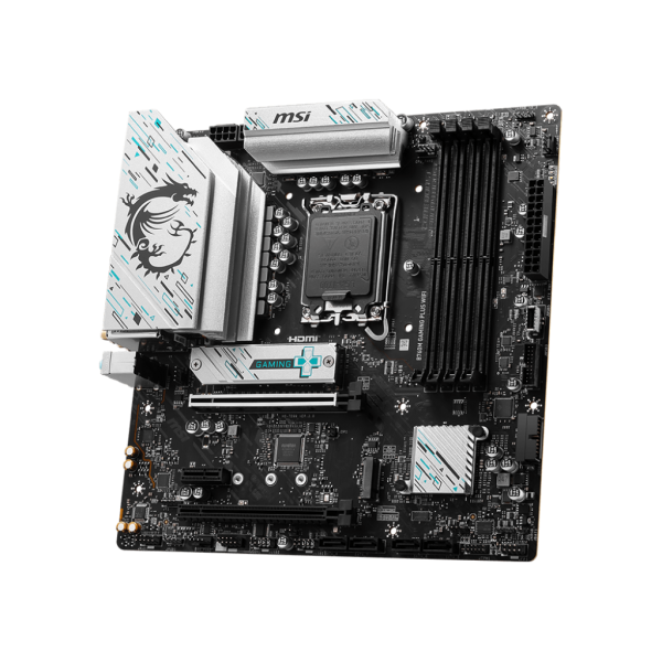 MSI MB B760, B760M GAMING PLUS, LGA1700,4DDR5,2PCI-EX16,1PCI-EX1,2M.2,4SATA3,2USB3.2 GEN2,7US [B760M GAM PLUS WI]