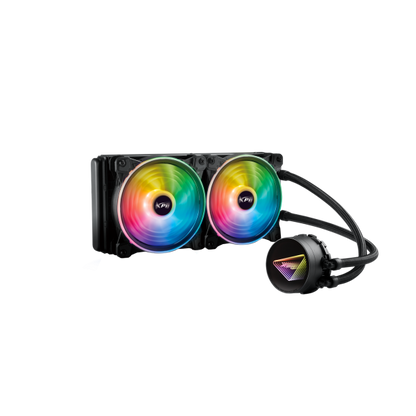 ADATA DISSIPATORE CPU ACQUA LEVANTE X 240 ARGB BLACK RGB mirror pump head [LEVANTEX240-BKCWW]