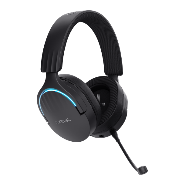 Trust GXT 491 Fayzo Auricolare Con cavo e senza cavo A Padiglione Giocare USB tipo-C Bluetooth Nero [24901]