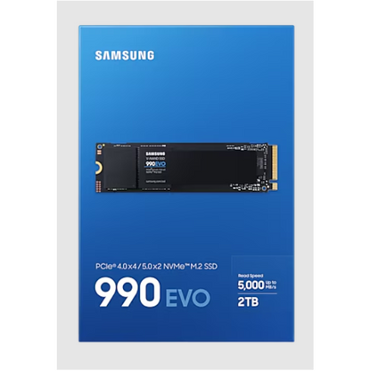 Samsung 990 EVO 2TB M.2 PCI Express 4.0 NVMe V-NAND TLC [MZ-V9E2T0BW]