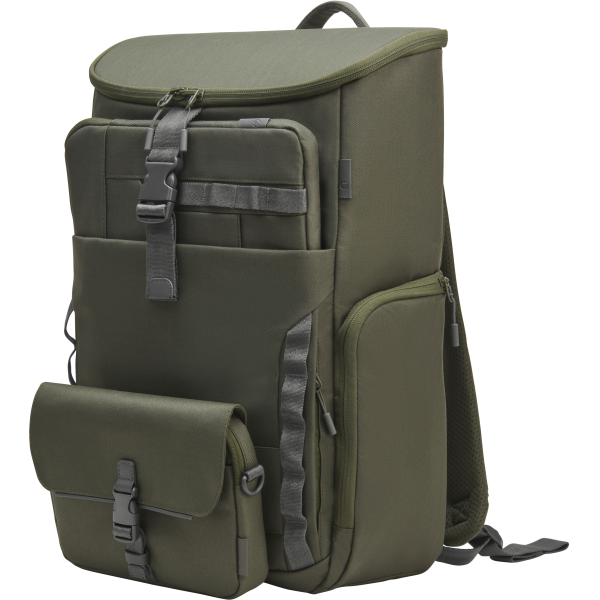 Hp 15.6 inch Modular Laptop Backpack - Grey/Green [9J496AA]