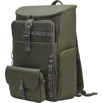 Hp 15.6 inch Modular Laptop Backpack - Grey/Green [9J496AA]