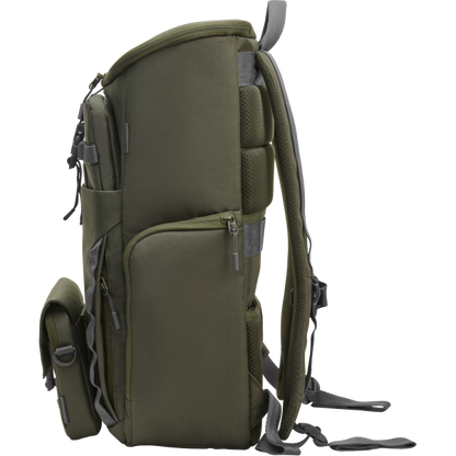 Hp 15.6 inch Modular Laptop Backpack - Grey/Green [9J496AA]