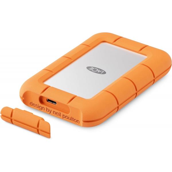 LaCie STMF500400 Unidad de estado sólido externa 500 GB USB Type-C USB 3.2 Gen 2x2 Gris, Naranja [STMF500400] 