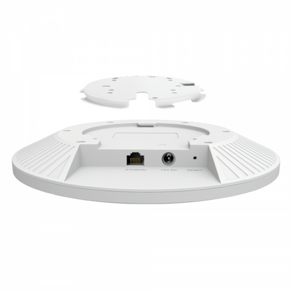 TP-Link - EAP673 - AX5400 Ceiling Mount Dual-Band Wi-Fi 6 Access Point, 1x 2.5 Gigabit RJ45 Port, 574Mbps at 2.4 GHz + 4804 Mbps at 5 GHz, 802.3at POE and DC (adapter not included) power su [EAP673]