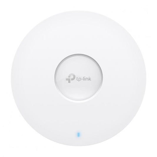 TP-Link - EAP673 - AX5400 Ceiling Mount Dual-Band Wi-Fi 6 Access Point, 1x 2.5 Gigabit RJ45 Port, 574Mbps at 2.4 GHz + 4804 Mbps at 5 GHz, 802.3at POE and DC (adapter not included) power su [EAP673]