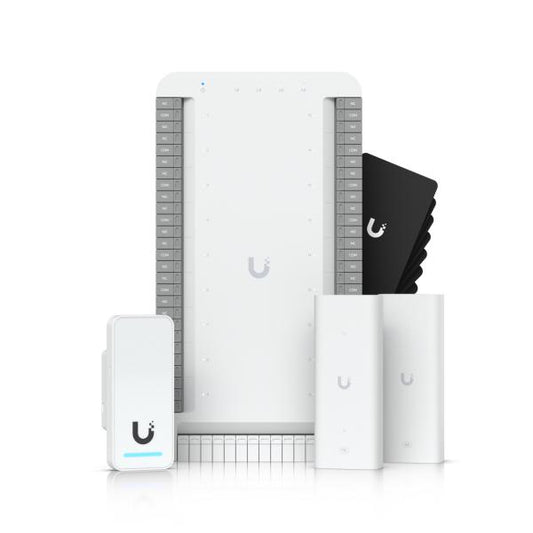 Ubiquiti - UA-SK-Elevator - Connects to in-elevator readers using PoE to authorize user's floor selection. Support for up to 18 floors and digital inputs for car status and emergency, (1) El [UA-SK-Elevator]