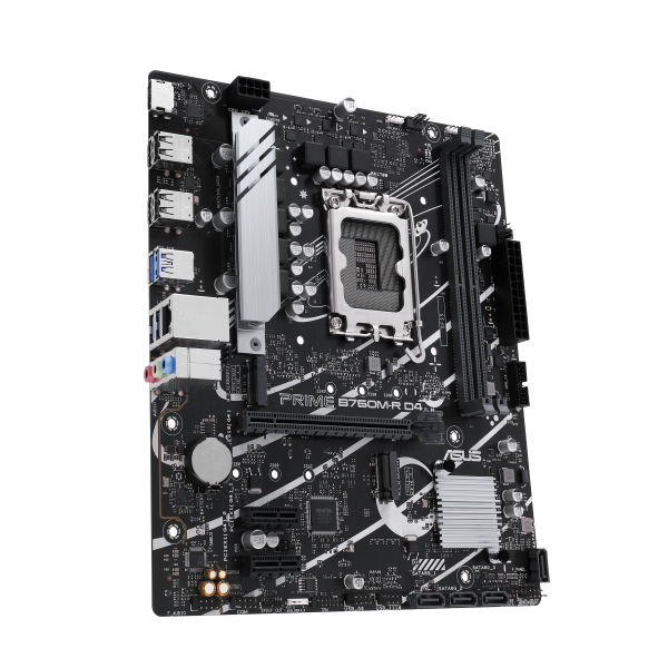 ASUS MB B760, PRIME B760M-R D4, LGA1700, DDR4, 2 X DIMM SLOTS, MAX. 64GB [PRIME B760M-R D4]