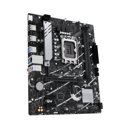 ASUS MB B760, PRIME B760M-R D4, LGA1700, DDR4, 2 X DIMM SLOTS, MAX. 64GB [PRIME B760M-R D4]