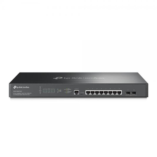 TP-Link Omada SG3210XHP-M2 switch di rete Gestito L2+ 2.5G Ethernet (100/1000/2500) Supporto Power over Ethernet (PoE) 1U Nero [SG3210XHP-M2]