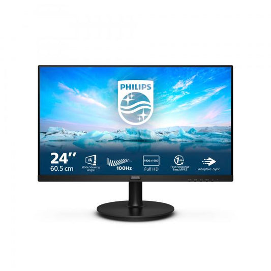 Philips V Line 241V8LAB/00 LED display 60,5 cm (23.8") 1920 x 1080 Pixel Full HD LCD Nero [241V8LAB/00]