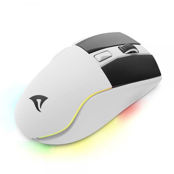 SHARKOON MOUSE SKILLER SGM50 BIANCO CABLATO E WIRELESS, 6400 DPI [SKILLER SGM50W-W]