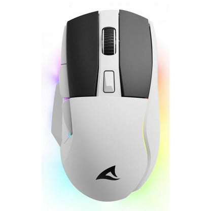 Sharkoon SGM50W mouse Giocare Mano destra RF Wireless + USB Type-A Ottico 6400 DPI [SKILLERSGM50WWHITE]