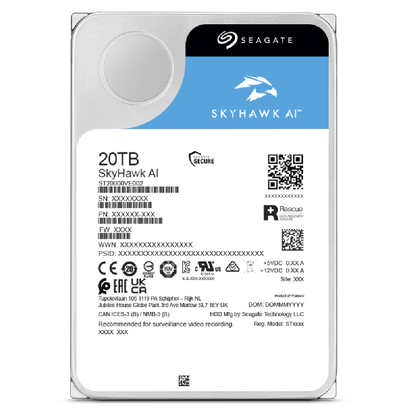 Seagate SkyHawk AI 3.5" 16 TB Serial ATA III [ST16000VE004]