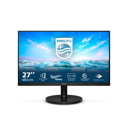 Philips V Line 271V8LAB/00 Monitor para PC 68,6 cm (27") 1920 x 1080 Pixeles Full HD LCD Negro [271V8LAB/00]