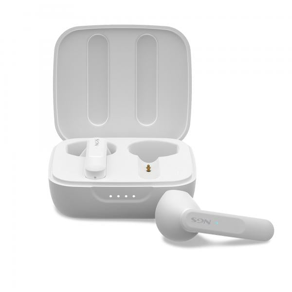 AURICULARES ESTÉREO INALÁMBRICOS VERDADEROS NGS WHITE TRUE WIRELESS BLUETOOTH 5.3. [ARTICAMOVEWHITE]