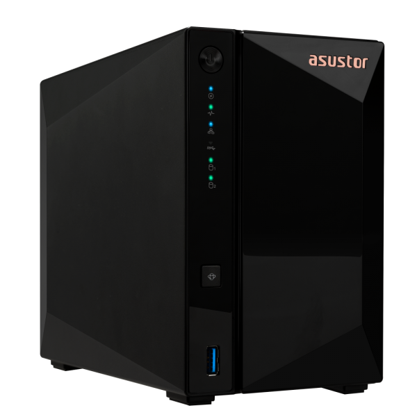 Asustor DRIVESTOR 2 Pro Gen2 AS3302T v2 NAS Collegamento ethernet LAN Nero RTD1619B [AS3302TV2]