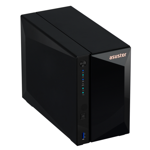 Asustor DRIVESTOR 2 Pro Gen2 AS3302T v2 NAS Collegamento ethernet LAN Nero RTD1619B [AS3302TV2]