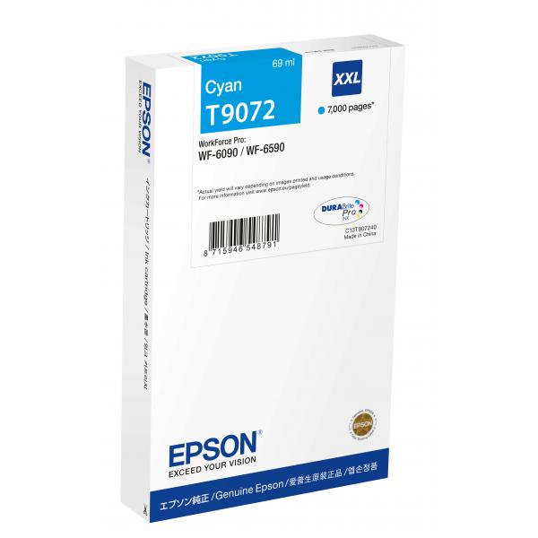 Epson C13T90724N cartucho de tinta 1ud Original Extra alto rendimiento (super) Cian [C13T90724N] 