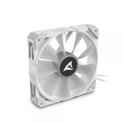 Sharkoon F50 Case per computer Ventilatore 12 cm Grigio, Bianco [REBELF50PWMARGBWHITE]