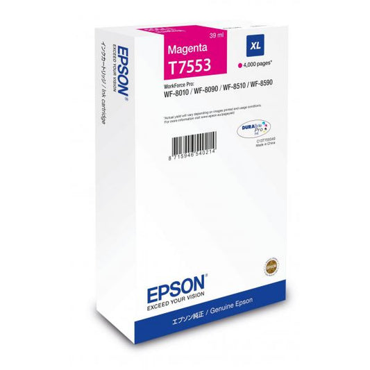 Epson C13T75534N cartuccia d'inchiostro 1 pz Originale Resa elevata (XL) Magenta [C13T75534N]