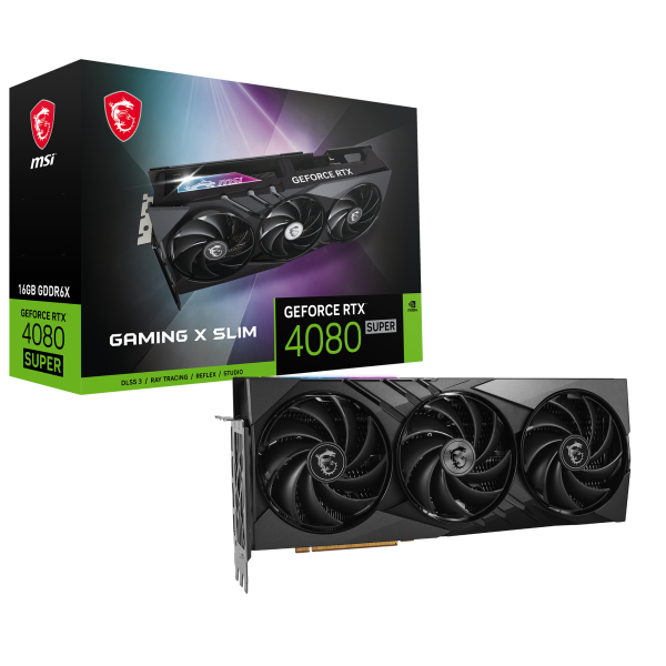 VGA MSI GEFORCE RTX 4080 SUPER 16G GAMING X SLIM [RTX4080S16GGAMXSL]