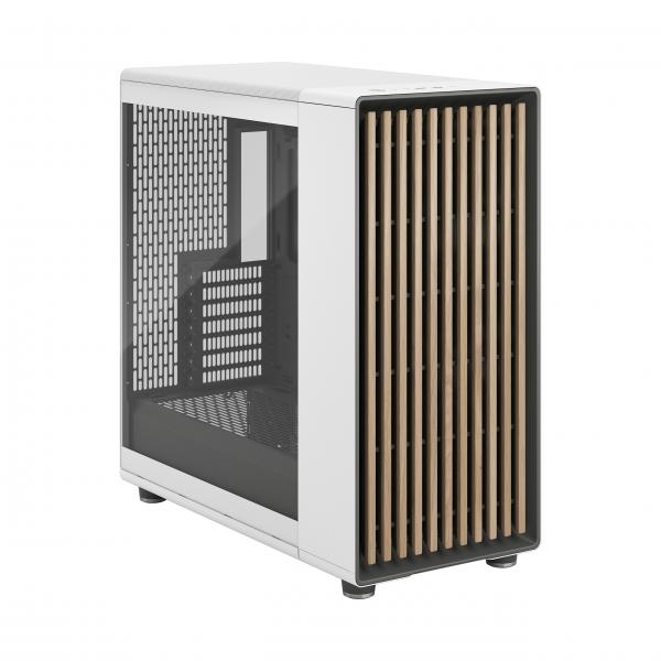 FRACTAL CASE TOWER NORTH XL CHALK WHITE TG CLEAR [FD-C-NOR1X-04]