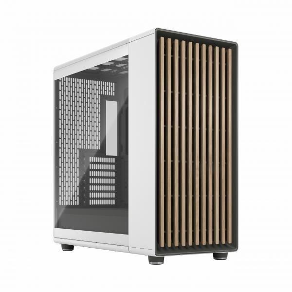 FRACTAL CASE TOWER NORTH XL CHALK WHITE TG CLEAR [FD-C-NOR1X-04]