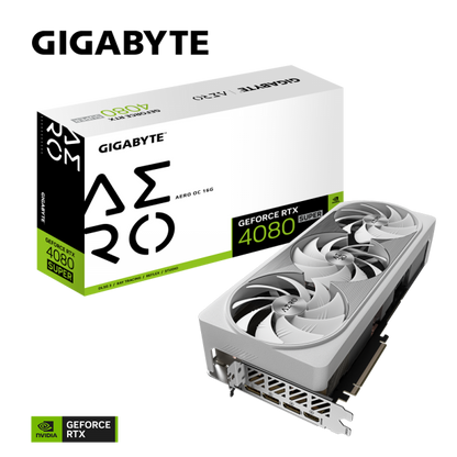 VGA GIGABYTE GEFORCE RTX 4080 SUPER AERO OC 16GD [GV-N408SAEROOC16GD] 