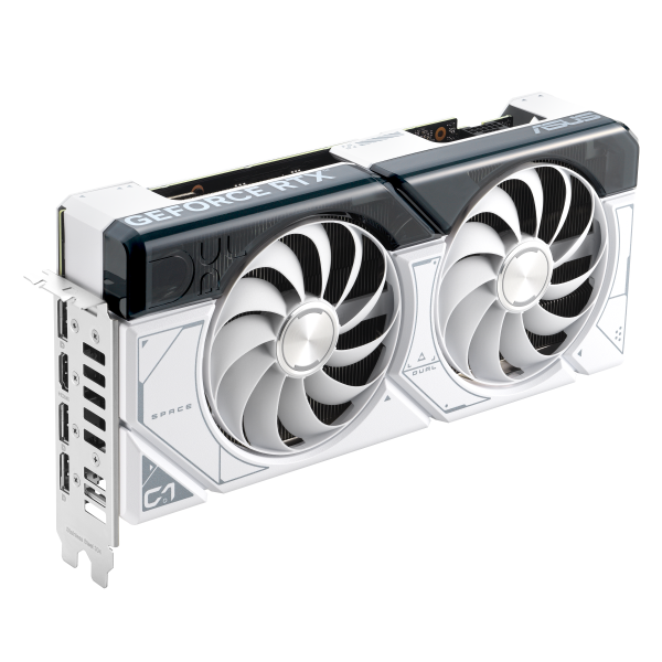 ASUS VGA GEFORCE RTX 4070 SUPER, DUAL-RTX4070S-O12G-WHITE, 12GB GDDR6X, HDMI,DP*3, BIANCA, 90YV0K84-M0NA00 [DUAL-RTX4070S-O12G-W]