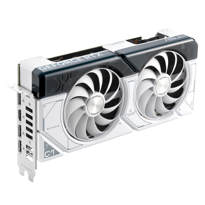 ASUS VGA GEFORCE RTX 4070 SUPER, DUAL-RTX4070S-O12G-WHITE, 12GB GDDR6X, HDMI,DP*3, BIANCA, 90YV0K84-M0NA00 [DUAL-RTX4070S-O12G-W]