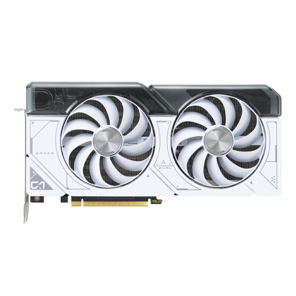 ASUS VGA GEFORCE RTX 4070 SUPER, DUAL-RTX4070S-O12G-WHITE, 12GB GDDR6X, HDMI,DP*3, BIANCA, 90YV0K84-M0NA00 [DUAL-RTX4070S-O12G-W]