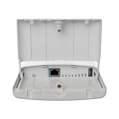 MikroTik, NetBox 5 ax with with dual-core ARM IPQ-5010 800 MHz CPU, 256MB RAM, 1xGigabit LAN, built-in dual chain 5GHz 802.11a/n/ac/ax wireless with two SMA connectors, RouterOS L4, outdoor [L11UG-5HaxD-NB]