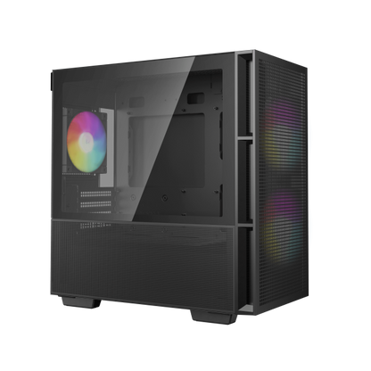 DEEPCOOL CASE MICRO ATX CH360 NERO 2*140+1*120mm ARGB FAN [R-CH360-BKAPE3-G-1]