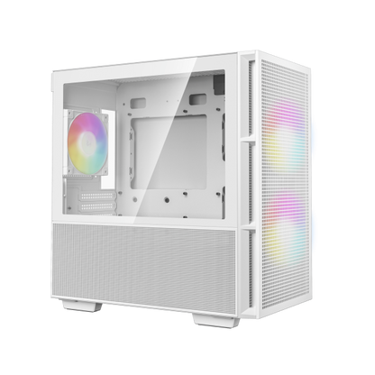 DEEPCOOL CASE MICRO ATX CH360 WHITE 2*140+1*120mm ARGB FAN [R-CH360-WHAPE3-G-1]