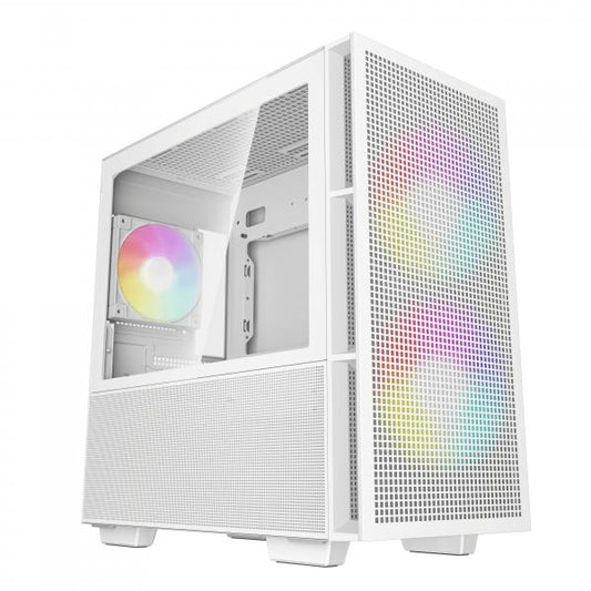 DEEPCOOL CASE MICRO ATX CH360 WHITE 2*140+1*120mm ARGB FAN [R-CH360-WHAPE3-G-1]