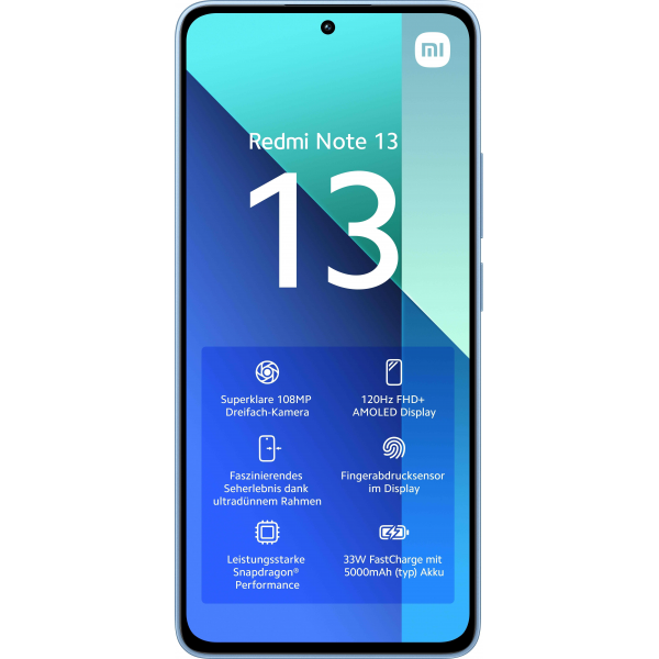 XIAOMI REDMI NOTE 13 128GB 6GB BLUE [REDMINOTE13BL]