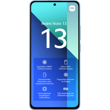 XIAOMI REDMI NOTE 13 128GB 6GB BLUE [REDMINOTE13BL]